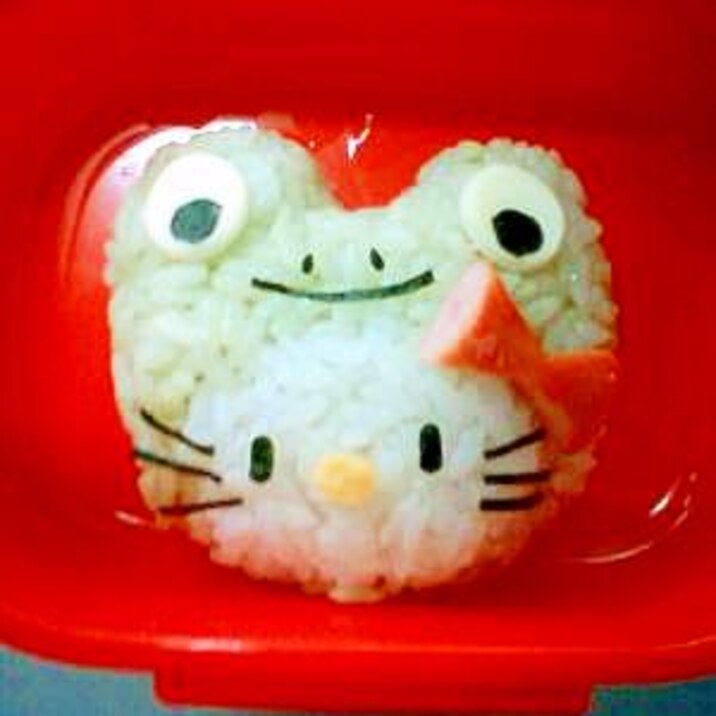 かえるキティちゃん キャラ弁 レシピ 作り方 By りつなるママ 楽天レシピ かえるキティちゃん キャラ弁 レシピ 作り方 By りつなるママ 楽天レシピ